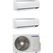 Resim Wind Free Multi 1+2 Sistem (AJ050TXJ2KH/EA) 9+12 Btu İç 5,2 kw Dış Ünite Samsung