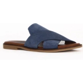 Resim Bueno Shoes Mavi Koyu Alf Süet Kadın Düz Terlik 01WA5710 01WA5710 