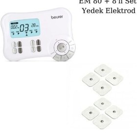 Resim Medikaltec Em 80 Kaslar Için Terapi Masaj Ems Cihazı Ve 8'li Set Yedek Elektrodlar 