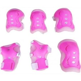 Resim Genel Markalar 6 Parçadan Oluşan Bileklikli Paten Kaykay Koruyucu Set - Yeni Sezon Dizlik ve Dirseklik 