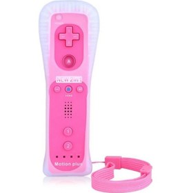 Resim Cbtx Nintendo Wii / Wiiu Host Uyumlu Dahili Hızlandırıcılı 2'si 1 Arada Sağ Kol Pembe 