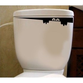 Resim Wc Klozet için Gizemli Sticker Yapıştırma Model1 