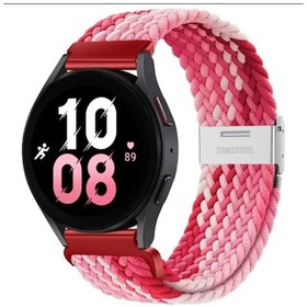 Resim Samsung Galaxy Uyumlu Watch 4 5 5 Pro Watch 6 40 43 44 45 46 47mm Likralı Örgü Kayış Akıllı Saat Kordonu 
