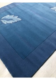 Resim Saray Halı Terra 9021 Blue 120X170 Düz Renk Mavi Halı ! 