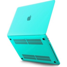 Resim Gld-spt- Newface Apple Uyumlu MacBook Pro 13 2021 Apple Uyumlu MacBook Buzlu Kapak - Yeşil 