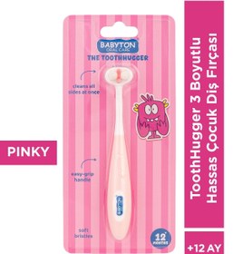 Resim Babyton 3 Yönlü Diş Fırçası Pinky 