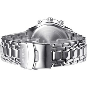 Resim Yingfu Erkek Curren 8023 Paslanmaz Çelik Analog Spor Kuvars Saat, Gümüş Kasa, Altın Yüz, Çok Renkli Çok Renkli 