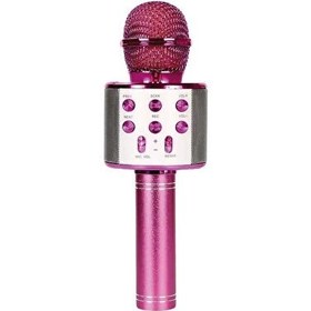 Resim MCF-10 Bluetooth Pembe Karaoke Mikrofon 