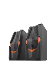 Resim Genel Markalar Ht-414 Taşınabilir Hoparlör Mini Multimedia Siyah Turuncu W4285-007 Uyumlu 