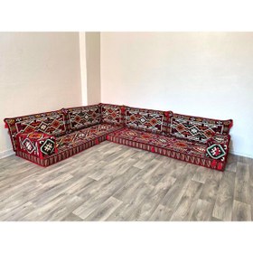 Resim SARMAL Şark Köşesi Şark Köşesi Takımı (32DNS YOĞUNLUKTA GRİ SERT SÜNGER) 