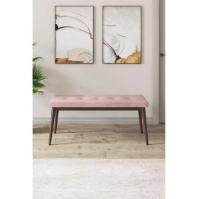 Resim Canisa Concept Arwen Serisi Bench Gürgen Tam Isleket Babyface Kumaş Ceviz Ayak 