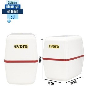 Resim 5 Filtreli 10 L Pompalı Beyaz Kapalı Oval Kasa Su Arıtma Cihazı 