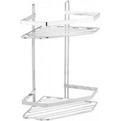 Resim Kitchenox Beşgen Iki Katlı Lamalı Köşe Raf 20X20 4 Çok Renkli 