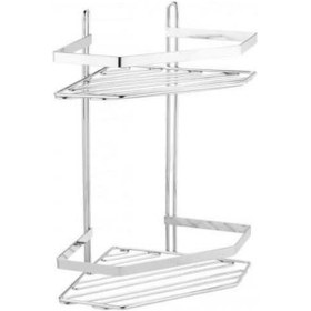 Resim Kitchenox Beşgen Iki Katlı Lamalı Köşe Raf 20X20 4 Çok Renkli 