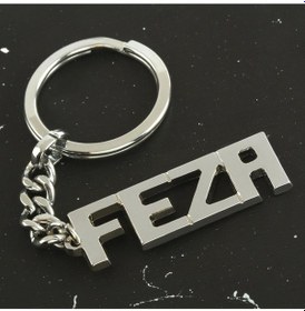 Resim Ilkeshop Feza İsimli Anahtarlık- Çok Renkli 