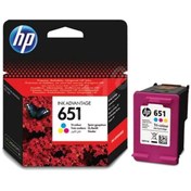 Resim HP C2p11ae (651) Uyumlu Uc Renklı Murekkep Kartusu 300 Sayfa 