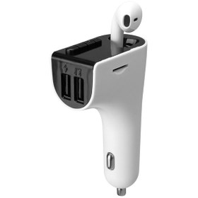 Resim S Link Sl Bt245 5v 3 1a 5v 1a Bluetooth Kulaklık Ve Tf Usb Fm Transmitter 