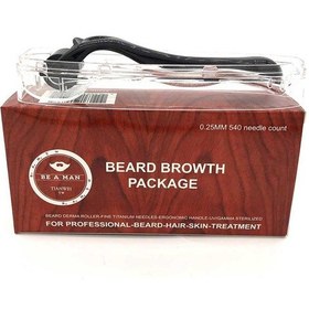 Resim Microneedle Haddeleme Bıyık Microneedle Haddeleme Sakal Bakımı Sakal Uzatma Aracı Çok Renkli 540 Pin 