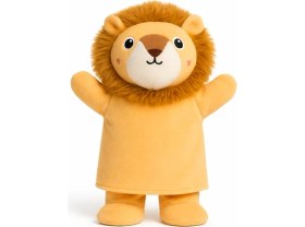 Resim Mini Mini Ilk Oyun Arkadaşım Peluş El Kuklası - Aslan 