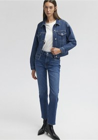 Resim Mavi - Viola Koyu Gölgeli Mavi Premium Jean Pantolon 101048-85290 Lacivert 