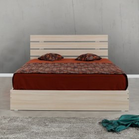 Resim Huga Ahşap Karyola, Meşe, Ölçü Seçenekleri 