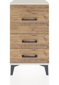 Resim Arges Komodin 3 Çekmeceli 44x30x80 Aytaşı-çam Aytaşı 
