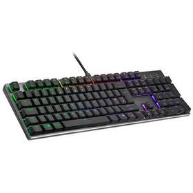 Resim Cooler Master SK652 Red Switch RGB Mekanik İngilizce Oyuncu Klavye 