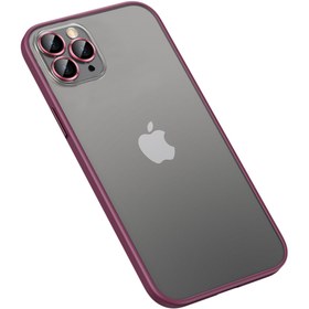 Resim Pilanix Apple Iphone 12 Pro Max Kılıf Renkli Kenarlı Kamera Lens Koruyuculı Retro Kapak 