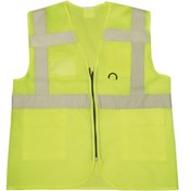 Resim Emirhan Sarı Reflektörlü Motor Ve Scooter Kullanımına Uygun Cepli Yelek 