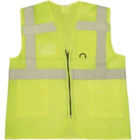 Resim Emirhan Sarı Reflektörlü Motor Ve Scooter Kullanımına Uygun Cepli Yelek 