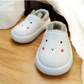 Resim Lion panduf içi kürklü kreş ev ayakkabısı 