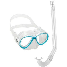 Resim Cressi Junior Perla Maske - Mini Gringo Şnorkel Set Clear/aquamar Çok 
