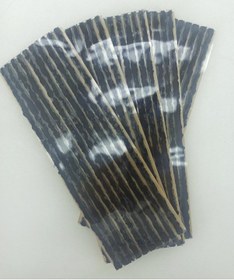 Resim 20 CM UZUN SİYAH INCE LASTİK TAMİR FİTİLİ 