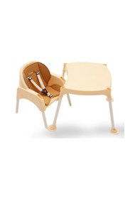 Resim Miracool Prime 4ın1 Mama Sandalyesi / Çalışma Masalı / Pedli / Krem 