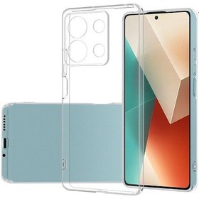 Resim Xiaomi Redmi Note 13 4g Kılıf Zore Süper Silikon Kapak-şeffaf Şeffaf 