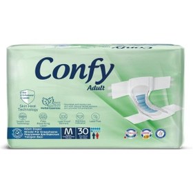 Resim Confy Adult Yetişkin Bez Straıght Medıum Jumbo 30 Lu 