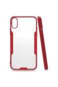 Resim artlab Art İphone X Kılıf Platin Silikon - Kırmızı Lab 