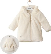 Resim Babydola Kız Bebek Kapşonlu Tüylü Peluş Mont 