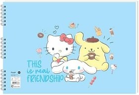 Resim Keskin Color Hello Kitty and Friends 25x35 15 Yaprak Spiralli Resim Defteri 