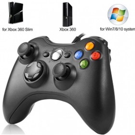 Resim Hobimtek Xbox 360 Controller Pc Kablolu Oyun Kolu 2,20m Usb Kablolu Oyun Kolu Gamepad Joystick Controller 