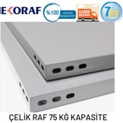 Resim Mekoraf Mekoraf 43 X 93 Çelik Raf Tabla 