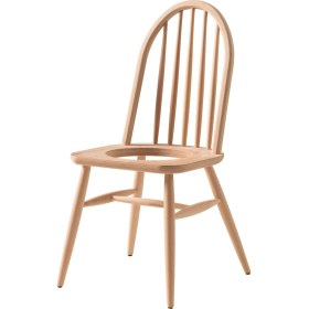 Resim Geppetto Ada Döşemeli Sandalye Cilasız Ham Ahşap 