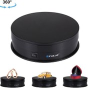 Resim Puluz 15 CM USB Elektrikli Döner Pikap Ekran Standı Siyah 