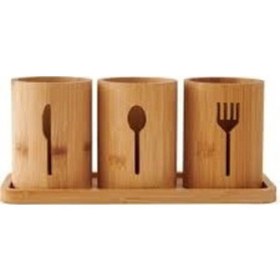Resim Bambu 3 Lü Kaşıklık Seti 