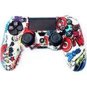 Resim Playstation 4 Desenli Kol Koruyucu Silikon Kılıf 10p4 