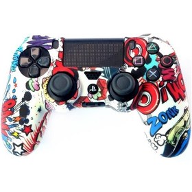 Resim Playstation 4 Desenli Kol Koruyucu Silikon Kılıf 10p4 