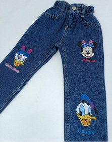 Resim Jabber Kız Çocuk Kot Pantolon Minnie Lacivert 