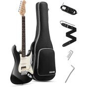 Resim Donner DST-400 Elektro Gitar Seti (Siyah) 