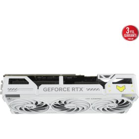 Resim Asus TUF-RTX5070TI-O16G-WHITE-GAMING-NVIDIA-GEFORCE-RTX 5070 TI-16GB GDDR7-256BIT--OC-2XHDMI-3XDP-RGB-DLSS4 Ekran Kartı 