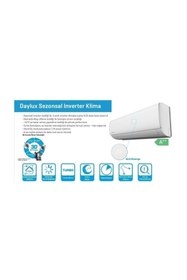Resim Daylux Dtxn35ub Duvar Tipi Split Klima 12000btu/h 